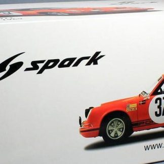 SPARK RESIN PORSCHE 911 #37 WINNER RALLY MONTE CARLO WALDEGAARD 1969 RED 1/18