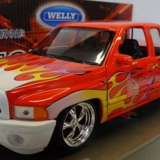 WELLY DODGE RAM QUAD CAB 1500 SPORT RED-HOT RIDER
