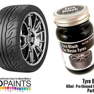 ZP-1480  TYRE BLACK FOR RESIN TYRES  60ml
