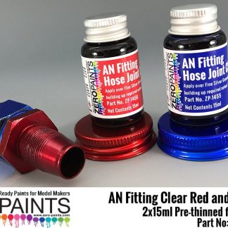 AN FITTING HOSE JOINT CLEAR RED / CLEAR BLUE  2x30ml  ZP-1455/1456