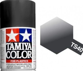 TAMIYA SPRAY PAINT  TS-40  METALLIC BLACK  100ml