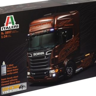 SCANIA R730 - BLACK AMBER 1/24  3897