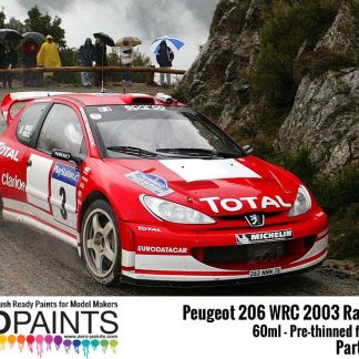 PEUGEOT 206 WRC 2003 - RALLY RED  60ml  ZP-1487