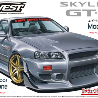 NISSAN SKYLINE GT-R R34  C-WEST  1/24 61497