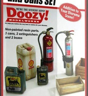 DZ014  EXTINGUISHERS - BOXES - CANS SET