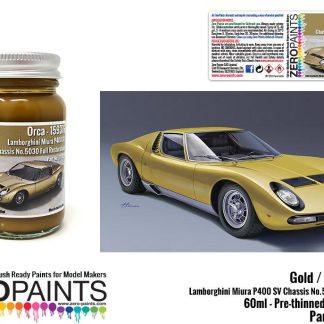 ZP-1020  LAMBORGHINI MIURA P400 SV ORCA GOLD 159376  60ml