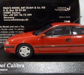 MINICHAMPS  OPEL CALIBRA 2.0 RED 1990  1/43