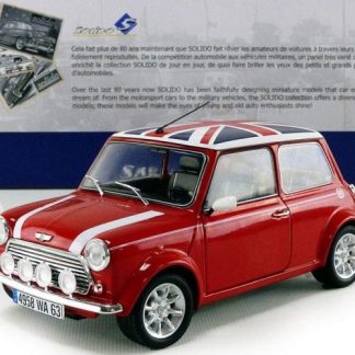 SOLIDO  MINI COOPER 1.3i SPORT PACK + FLAG 1/18