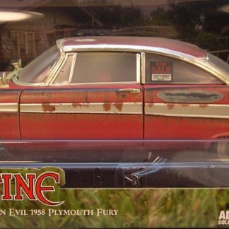 AUTOWORLD PLYMOUTH FURY 1958 - CHRISTINE DIRTY VERSION , THE BEGINNING  1/18