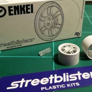 ENKEI RPF1 16' WHITE - TIRE AND WHEEL SET 1/24
