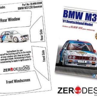WINDOW PAINTING MASKS - BEEMAX BMW M3 E30