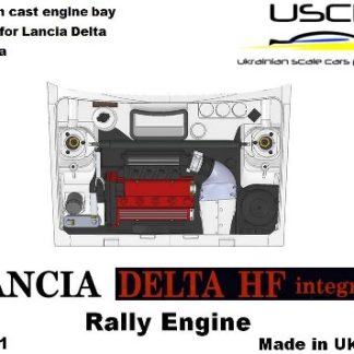 LANCIA DELTA HF INTEGRALE - RALLY ENGINE  1/24  24T021