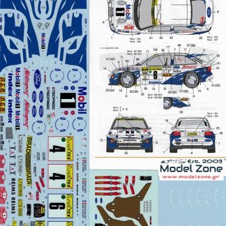 FORD ESCORT RS 1994 - MONTE CARLO RALLY WINNER DECALS DEC-001 1/24