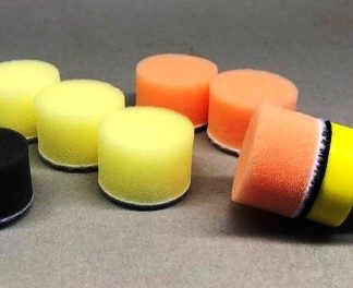 FOAM PAD POLISHING SET + DREMEL ADAPTOR - 3x Course + 3xMedium + 3xFine + 1xAdapter