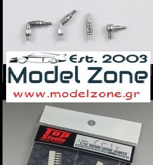 TOP STUDIO - RESIN HOSE JOINTS 1.3mm  1/12  TD23193