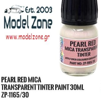 MICA TRANSPARENT TINTER - PEARL RED 30mL ZP-1165