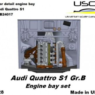 AUDI QUATTRO S1 GR.B - ENGINE BAY SET 1/24  24T028