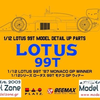 LOTUS 99T – MONACO GP WINNER 1987 DETAIL UP PARTS 1/12 EX12001