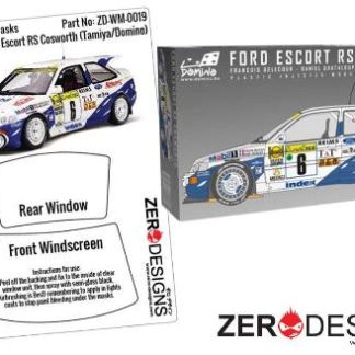 WINDOW PAINTING MASKS – TAMIYA/DOMINO FORD ESCORT RS COSWORTH