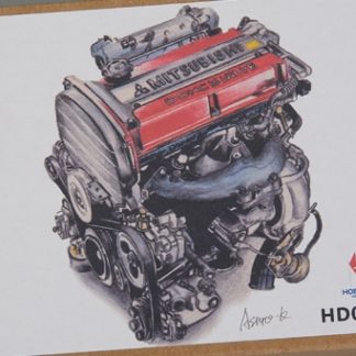HOBBY DESIGN MITSUBISHI 4G63 ENGINE SET 1/24  HD03-0551