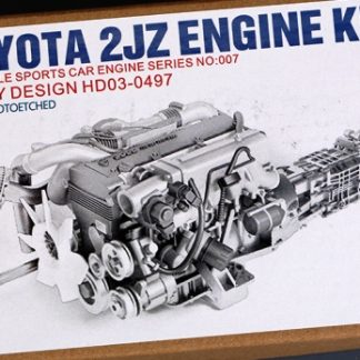 HOBBY DESIGN TOYOTA 2JZ ENGINE KIT 1/24  HD03-0497