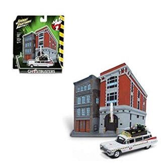 JOHNNY LIGHTNING - GHOSTBUSTERS HEADQUARTERS + CADILLAC ECTO-1A 1959