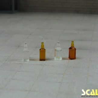 WHISKEY BOTTLES x 4 (JACK DANIELS)  SPE24263