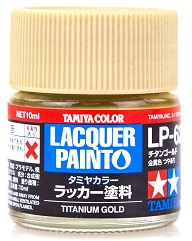 LACQUER PAINT – TITANIUM GOLD LP62 10ml