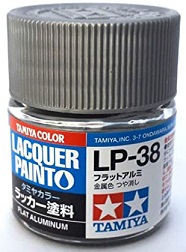 LACQUER PAINT - FLAT ALUMINUM LP38 10ml