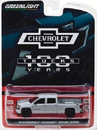 GREENLIGHT CHEVROLET SILVERADO 2018  1/64