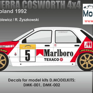 MF-ZONE - FORD SIERRA COSWORTH 4x4 RALLY POLAND 1992  1/24  MFZ-DC2483