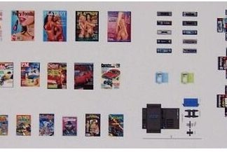 MAGAZINES + KIT BOXES + PLAYSTATION