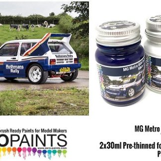 MG METRO 6R4 ROTHMANS - WHITE & BLUE  2x30ml  ZP-1531
