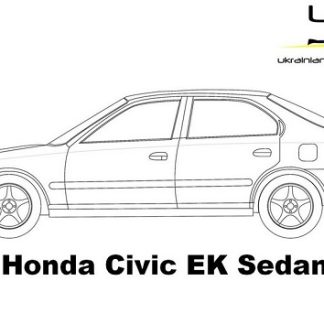 HONDA CIVIC EK SEDAN RESIN TRANSKIT  1/24  24T020