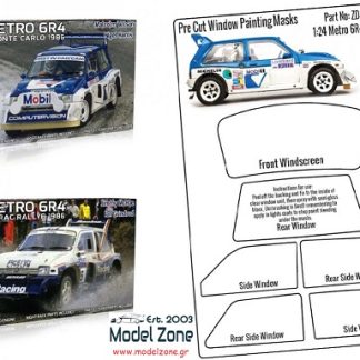 MG METRO 6R4 WINDOW PAINTING MASKS  1/24  ZD-WM-0083