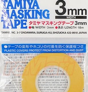TAMIYA - MASKING TAPE 3mm x 18m  87208