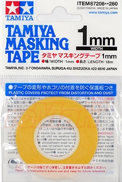 TAMIYA - MASKING TAPE 1mm x 18m 87206