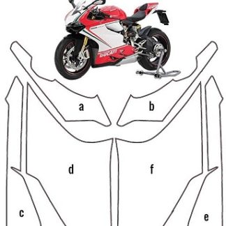 DUCATI 1199 PANIGALE S  MASKING SHEETS  1/12  ZD-PCMS-002