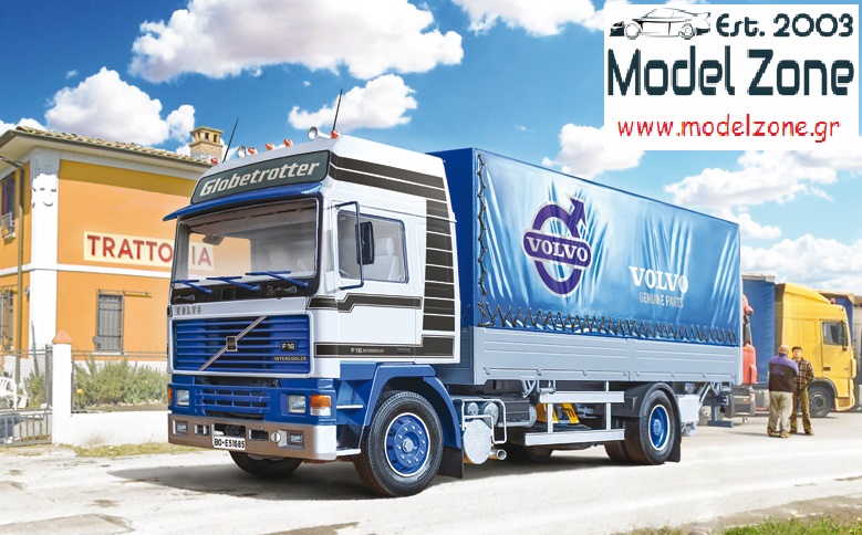 VOLVO F16 GLOBETROTTER CANVAS + ELEVATOR 1/24 3945 - Image 2