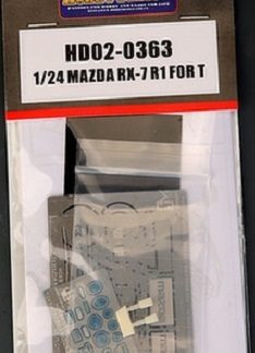 HOBBY DESIGN - MAZDA RX7 R1 DETAIL UP SET FOR TAMIYA 1/24  HD02-0363