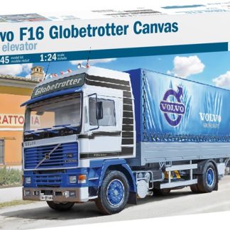 VOLVO F16 GLOBETROTTER CANVAS + ELEVATOR 1/24  3945