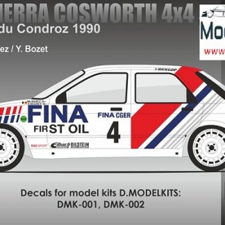 MF-ZONE - FORD SIERRA COSWORTH 4x4 RALLY DU CONDROZ 1990  1/24  MFZ-DC2485