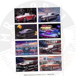 MR.MODEL - CAR POSTERS  1/24 - 1/25  MM5004