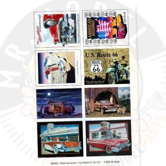 MR.MODEL - CAR POSTERS II  1/24 - 1/25  MM5005