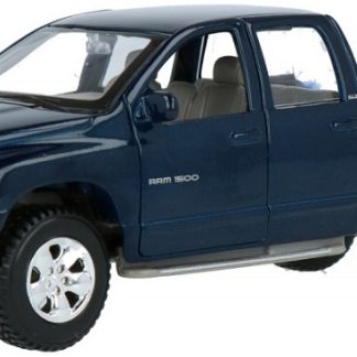 MAISTO - DODGE RAM QUAD CAB 2002 BLUE 1/27