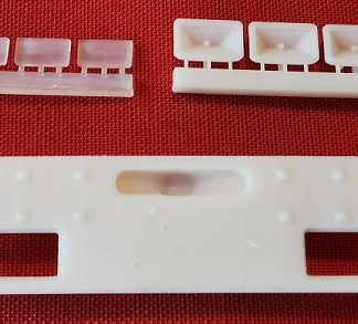 SCANIA 2/3 - Custom front bumper four holes +reflectors + transparent lens