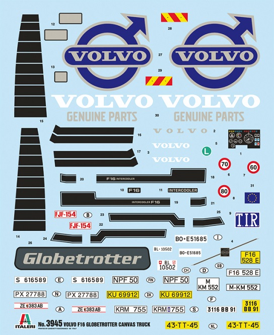 VOLVO F16 GLOBETROTTER CANVAS + ELEVATOR 1/24 3945 - Image 4