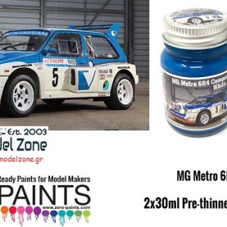 MG METRO 6R4 COMPUTERVISION - WHITE / BLUE 2x30ml  ZP-1530
