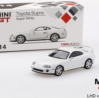 MINI GT - TOYOTA SUPRA (LHD) SUPER WHITE 1/64  MGT00014-L