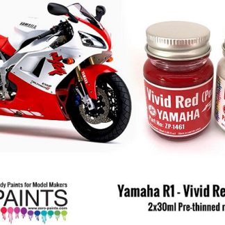 YAMAHA R1 - VIVID RED / PEARL WHITE 2x30ml  ZP-1461